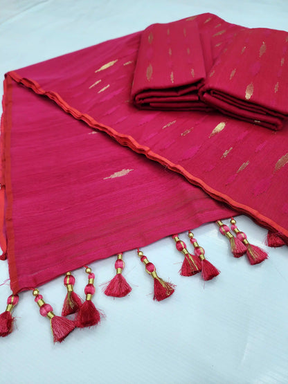 Magenta jamdani