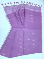 Orchid Purple half silk janmdani - Image 3